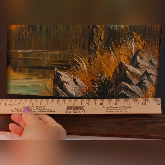 Listed Artist Richard G Lowe Original Oil Painting - Picture 10 of 15